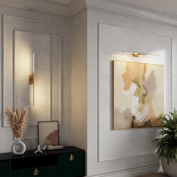 6635/7WL HIGHTECH ODL24 483 металл/античная бронза/акрил Настенный светильник IP20 LED 7W 3000K/3800K/5100K (перекл ч/з тумблер) 220V ALEDO