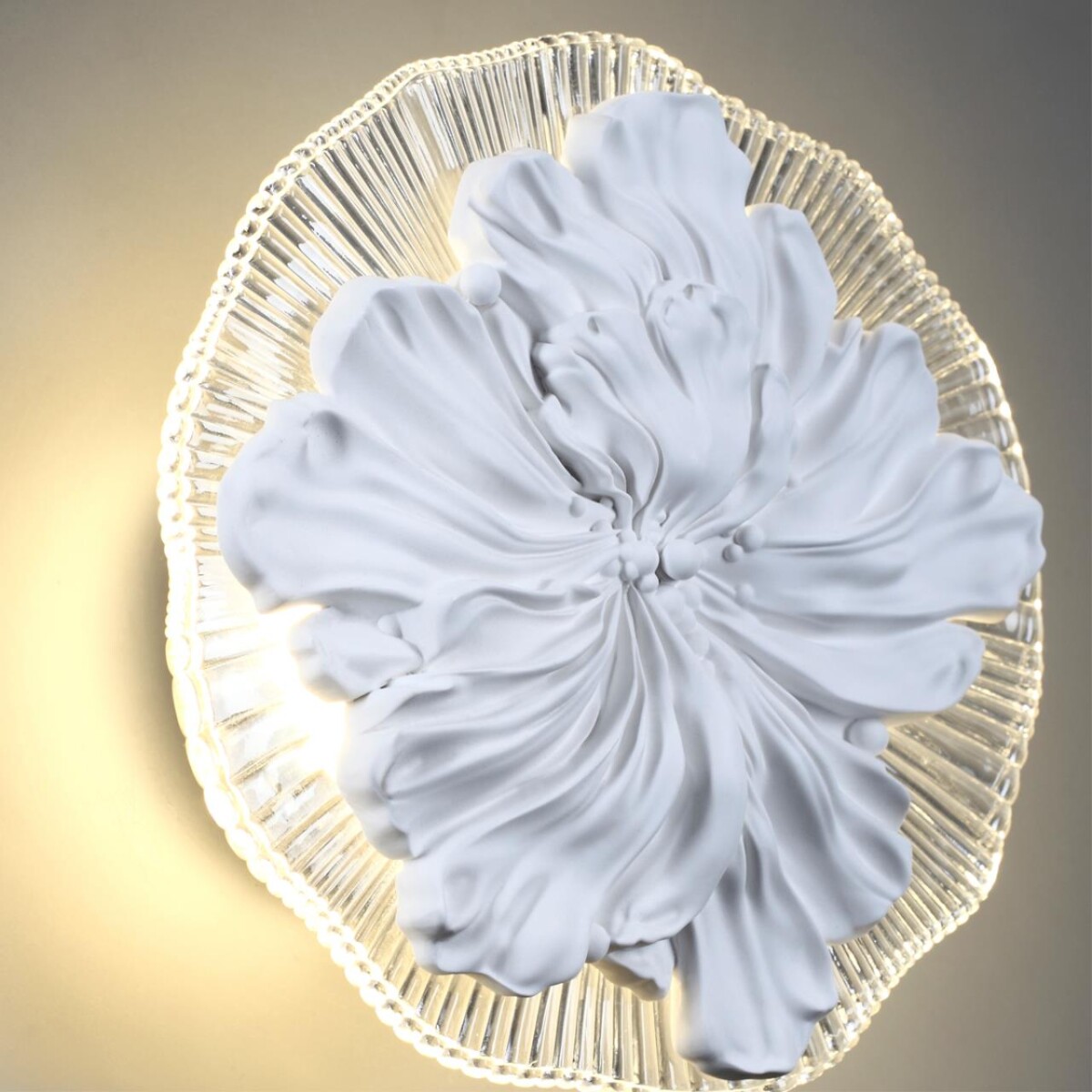 6614/8WL HIGHTECH ODL24 431 белый/гипс/акрил/прозр. стекло Настенный светильник IP20 LED 8W 3000K 220V FIORE — изображение 8