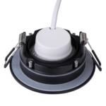 A2867PL-1BK Светильник потолочный встраиваемый GIRO для MR16 Ø95x38мм черный IP44 монтаж Ø75мм — изображение 6