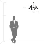 816061 Люстра DUMO 6х40W E14 ЛАТУНЬ/ЗОЛОТО — изображение 11