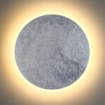 3562/12WL HIGHTECH ODL18 449 серебр фольг-ние Настен. свет-ник IP20 LED 3000K 12W 672Лм 220V LUNARIO — изображение 3