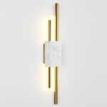 4359/10WL MIDCENT ODL23 175 белый мрамор/золотистый металл Настенный светильник IP20 LED 10W 655Лм 3000K MARMI — изображение 3