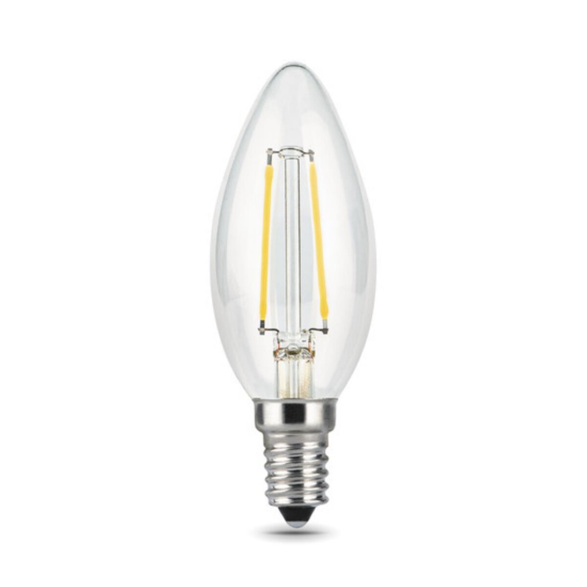 103801111 Лампа Gauss LED Filament Свеча E14 11W 720lm 2700К 1/10/50 — изображение 2
