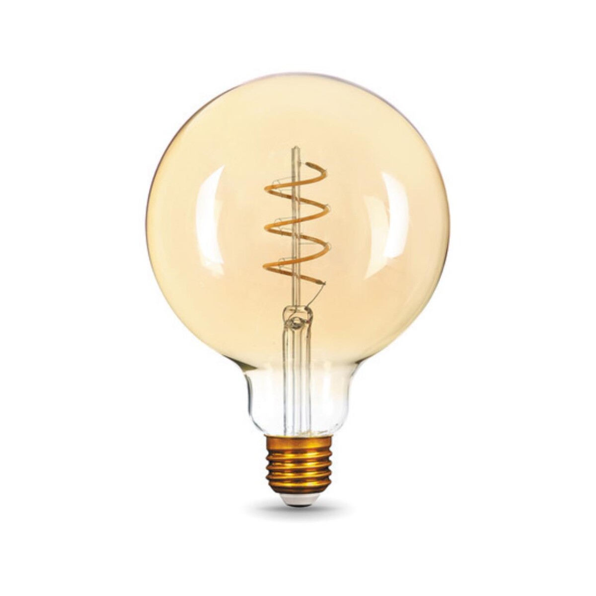 158802008 Лампа Gauss Filament G125 6W 360lm 2400К Е27 golden flexible LED 1/20 — изображение 2