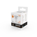 13611 Лампа Gauss Elementary MR16 11W 850lm 3000K GU10 LED 1/10/100 — изображение 3