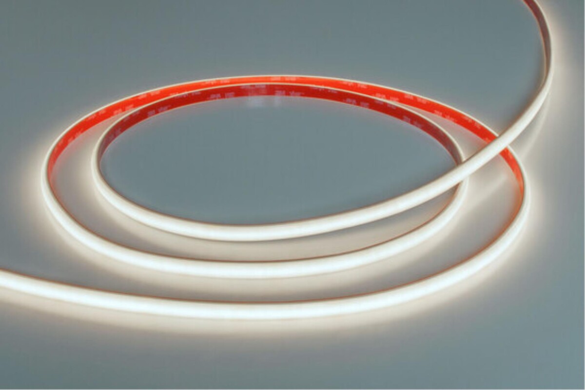 A2448010-03-6K Светодиодная лента 24В 13Вт/м 1000Лм/м 6000К 90+ 10мм COB 480шт/м 5м IP67 — изображение 4