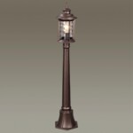 4961/1F NATURE ODL22 703 темно-коричневый/стекло Ландшафтный светильник 107см E27 1*60W IP44 MAVRET — изображение 5