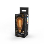157802008 Лампа Gauss LED Filament ST64 E27 8W Golden 740lm 2400К 1/10/40 — изображение 3