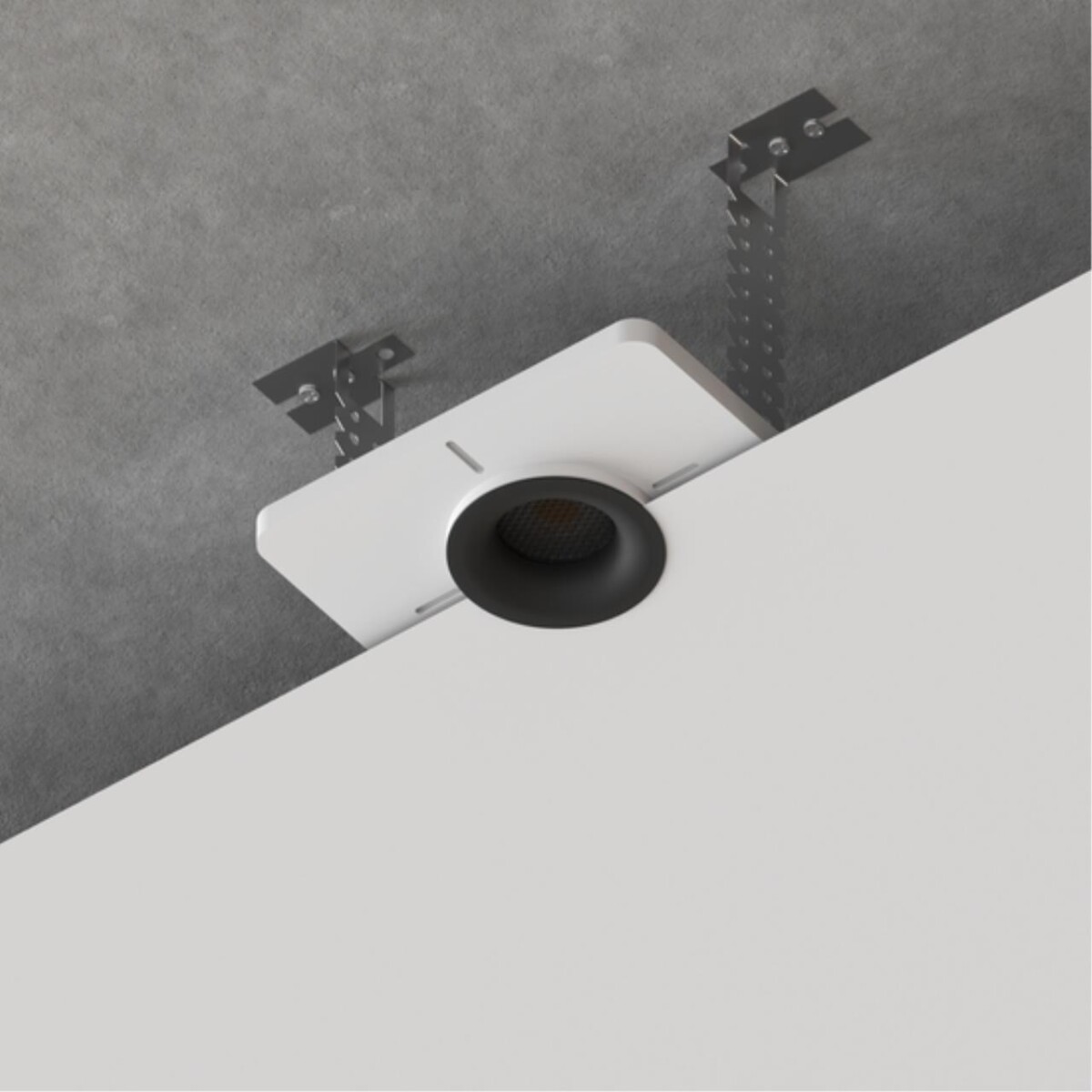 A809001 Закладная для монтажа светильников DUCRE в натяжной потолок, 160х120мм, ПВХ, белый — изображение 3