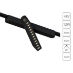 A6161PL-1BK СВЕТИЛЬНИК ПОТОЛОЧНЫЙ RAPID 48В 12Вт 872лм 4000К 90+ 36°