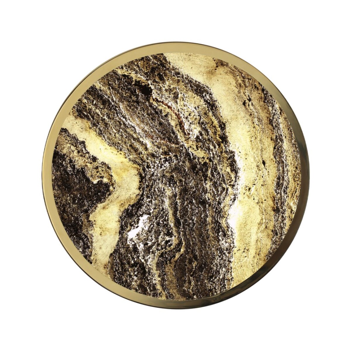 5079/30L L-VISION ODL24 209 зол/серо-бежевый/металл/натур.камень/акрил Настенный светильник с переключ.цветов.темпер. LED 30W 3000К/4000K/6000K BERGI — изображение 4