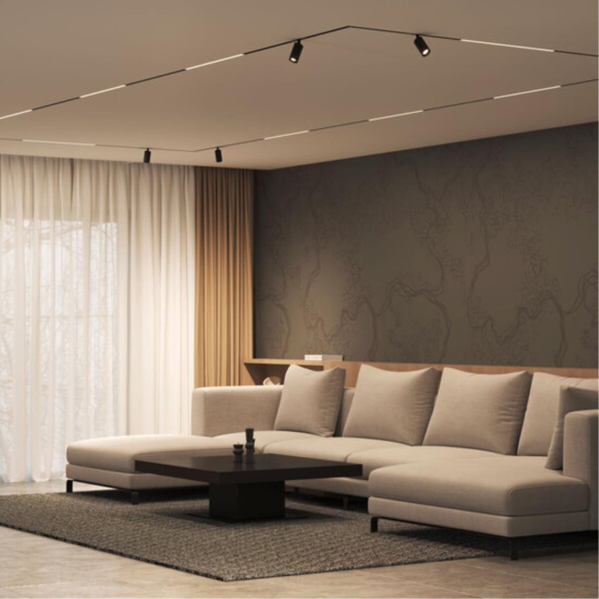 A570106 ШИНОПРОВОД НАКЛАДНОЙ МАГНИТНЫЙ (ТРЕК) 1M EXPERT — изображение 2