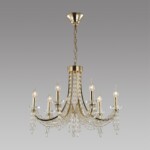 5063/6 CLASSIC ODL24 625 золото/прозрачный/металл/хрусталь Люстра E14 6*40W CAPEL — изображение 4