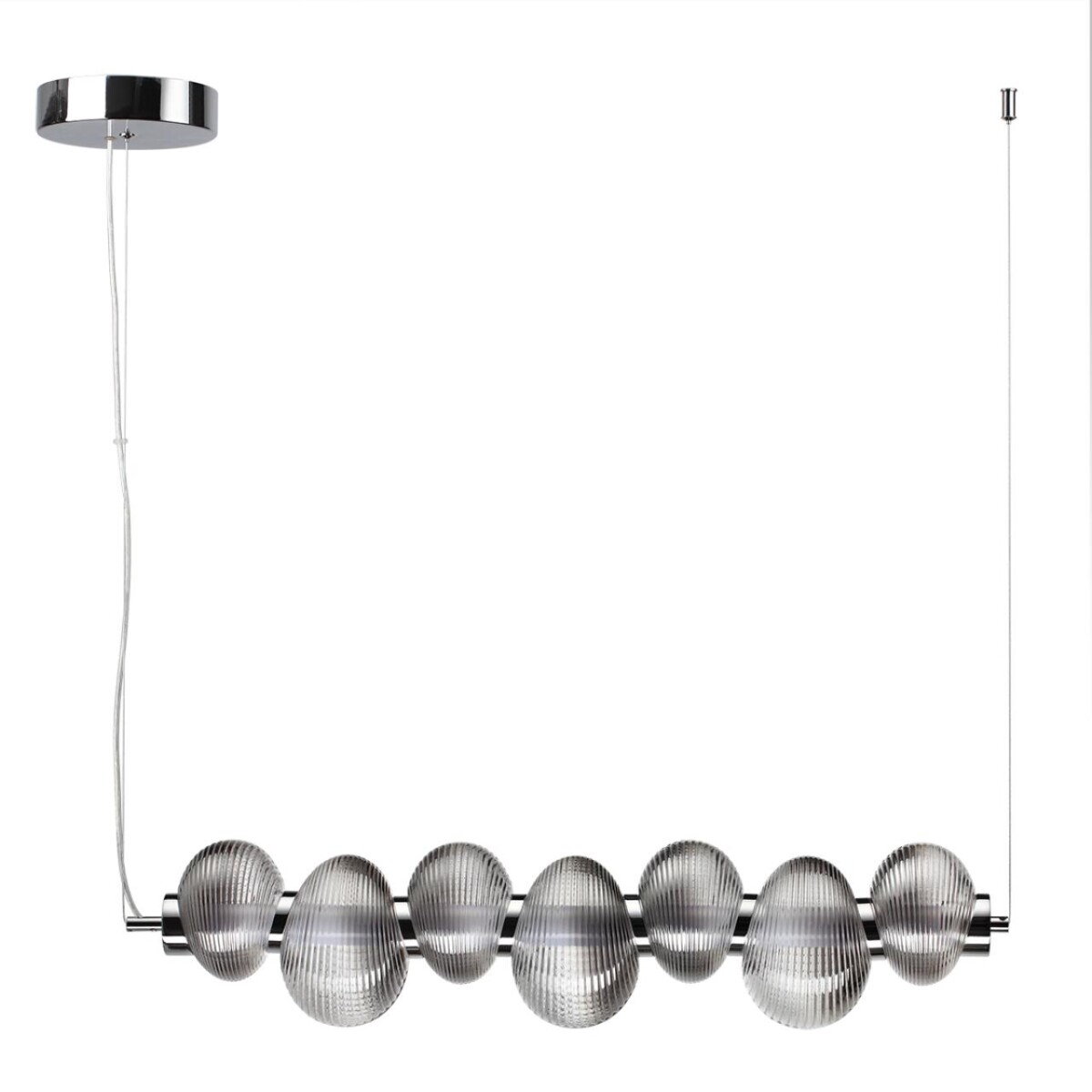 5096/24L L-VISION ODL25 361 хром/дымчатый градиент/металл/стекло Подвес линейный LED 24W 4000K 1948Лм BRUCO — изображение 1