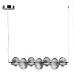 5096/24L L-VISION ODL25 361 хром/дымчатый градиент/металл/стекло Подвес линейный LED 24W 4000K 1948Лм BRUCO