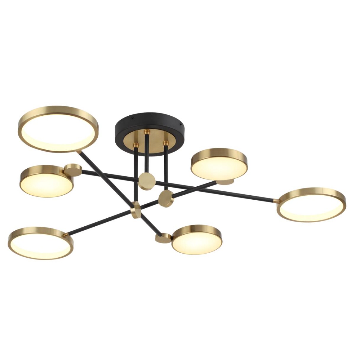 4320/60CL MIDCENT ODL22 305 металл/черный с бронзой Потолочный светильник IP20 LED 55W 2615Лм DENZEL — изображение 2