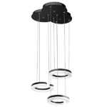 763337 Подвес UNITARIO 34.5W LED 3795LM ЧЕРНЫЙ МАТОВЫЙ 3000K