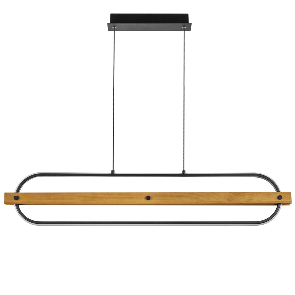 723337 Люстра LODI LED 36W 3240LM ЧЕРНЫЙ/ДЕРЕВО 3000K — изображение 1