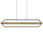 723337 Люстра LODI LED 36W 3240LM ЧЕРНЫЙ/ДЕРЕВО 3000K — изображение 3