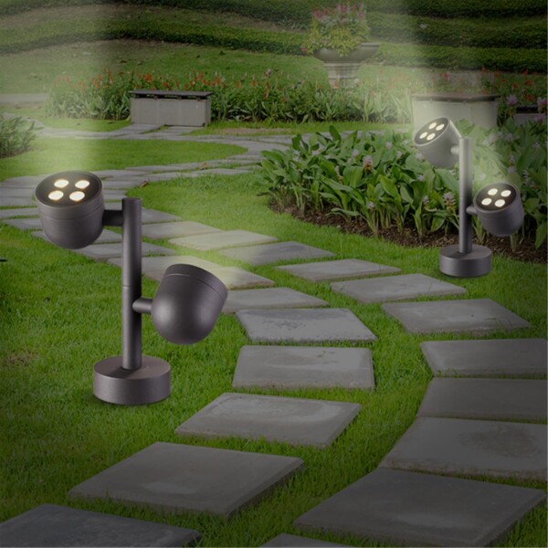 358117 STREET NT19 367 темно-серый  Ландшафтный светильник IP65 LED 3000К 20W 100-240V GALEATI