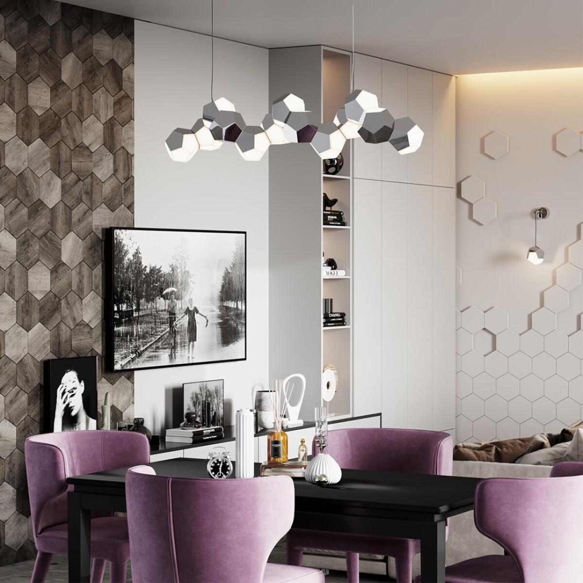 4304/7WL HIGHTECH ODL22 000 хром Настенный светильник IP20 LED 7W 420Лм IP20 4000K BINGO — изображение 2