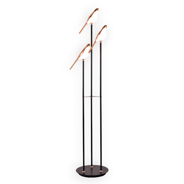 08446-F,33 Торшер Арси черный/золото