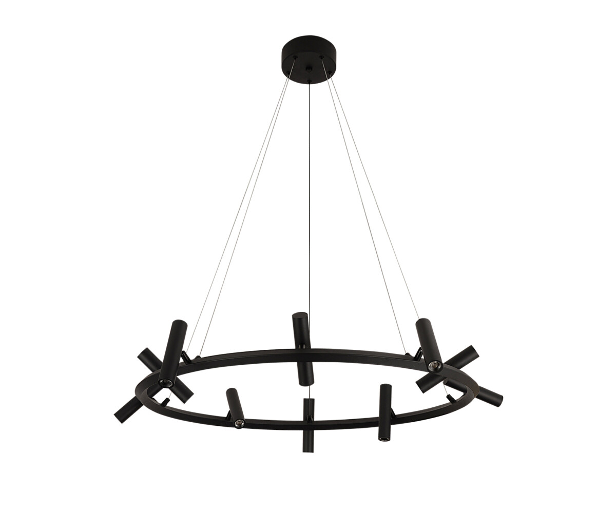 00023260 07613-10A,19 Люстра Верония черный Led 30W — изображение 1