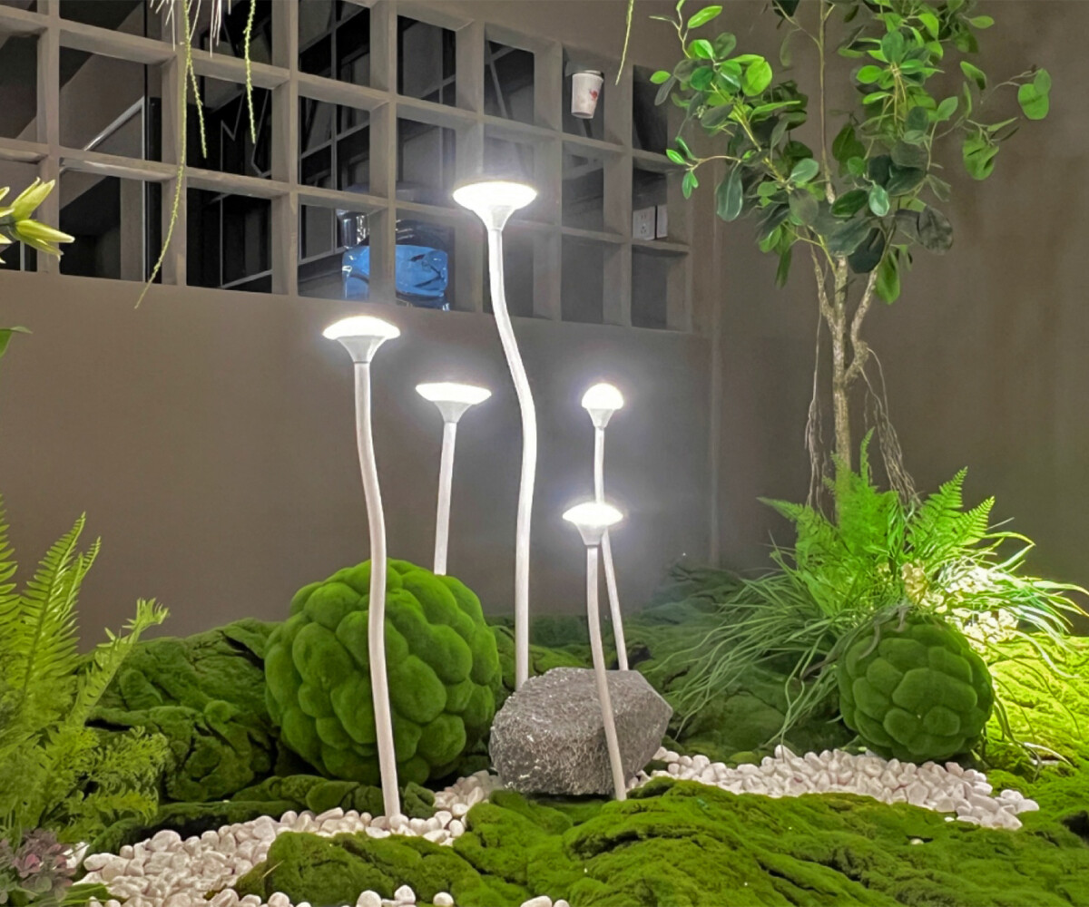 2025 草坪灯+铝材线条灯 产品画册 9.0.cdr 09500B-5,01 Светильник уличный Пайк белый — изображение 1