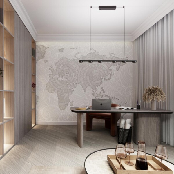 6631/64L HIGHTECH ODL24 317 металл/черный/акрил Подвесной линейный светильник IP20 LED 64W 1667Лм 3000K 220V с раздельным вкл. Верх/низ TURMAN