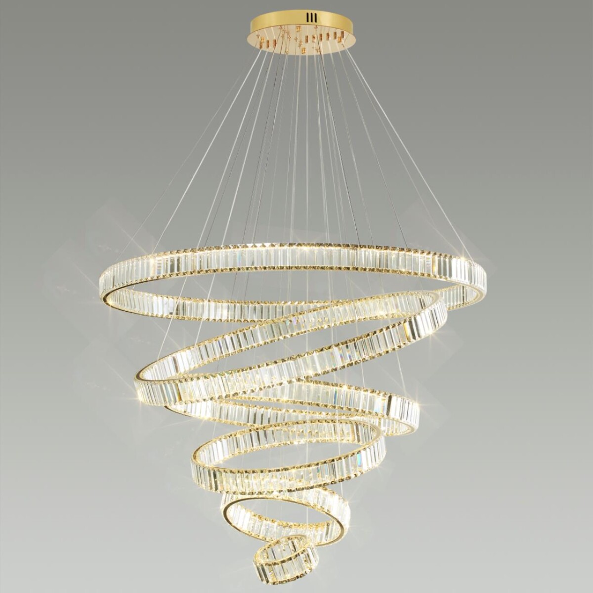 5015/260L L-VISION ODL23 589 золотой/прозрачный металл/хрусталь Люстра LED 260W 4000K 26000Лм VEKIA — изображение 4