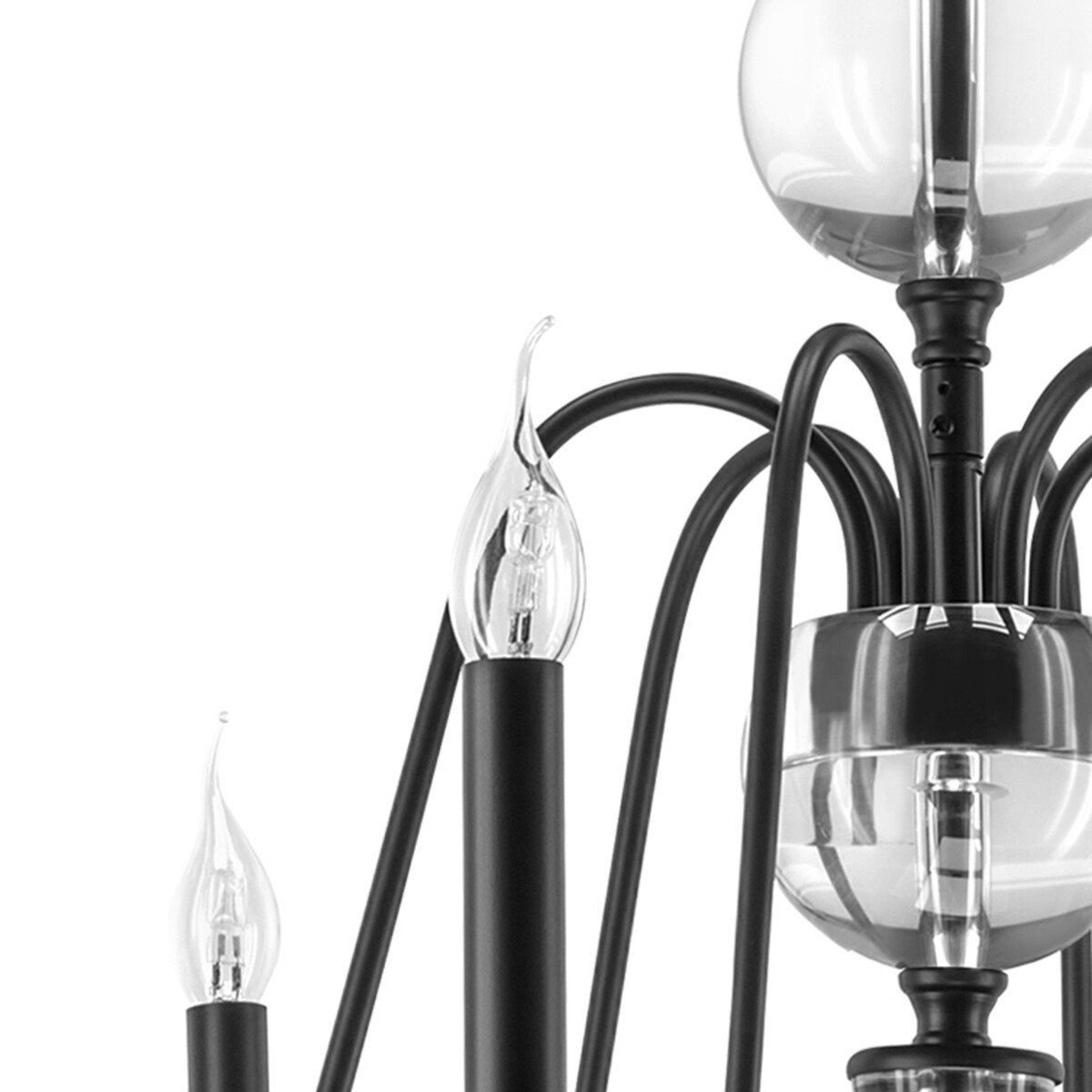 732067 Люстра RAGNO 6х40W E14 ЧЕРНЫЙ — изображение 4