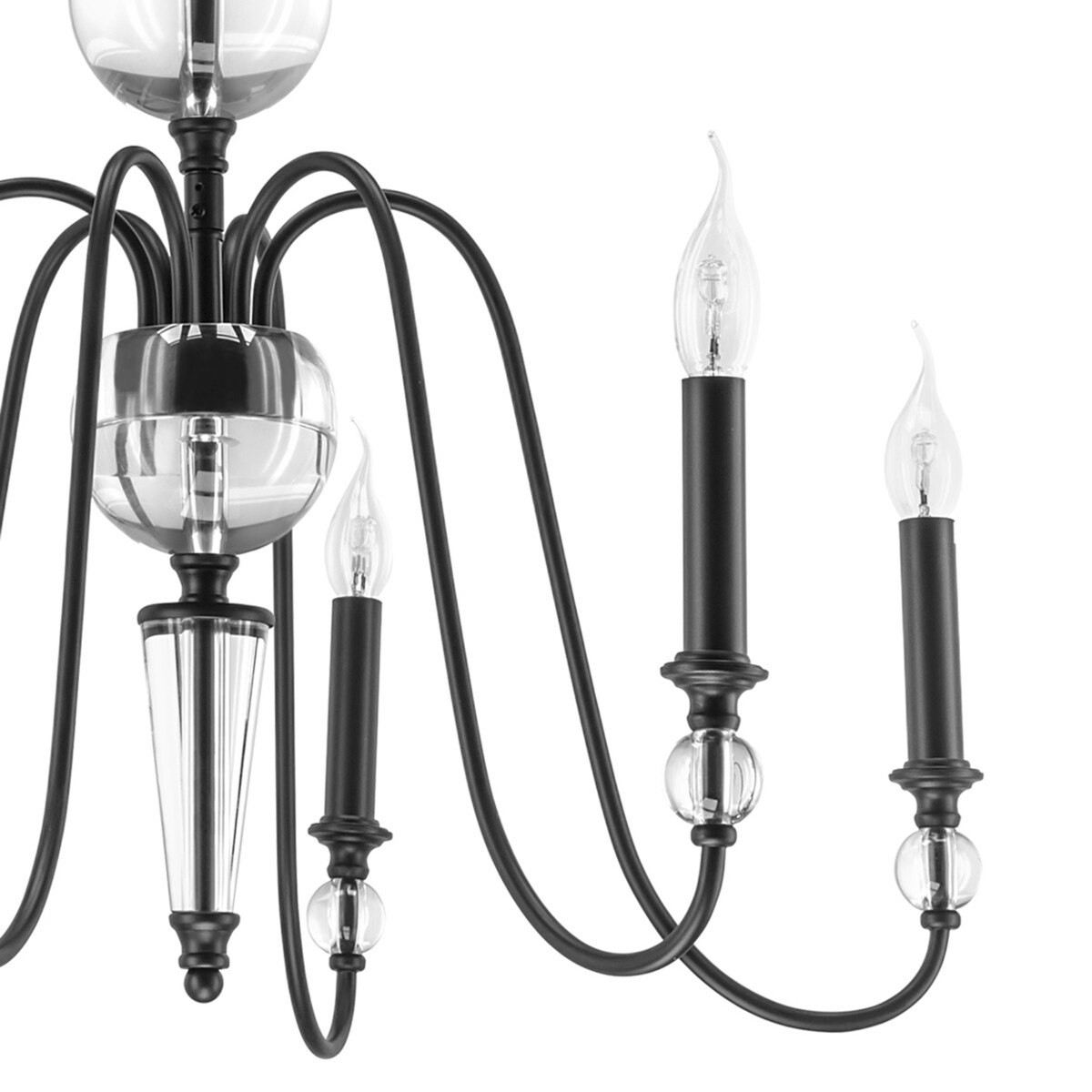 732067 Люстра RAGNO 6х40W E14 ЧЕРНЫЙ — изображение 5