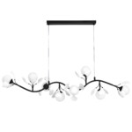 799087 Люстра CERAMO BW 8х6W(led) G9 ЧЕРНЫЙ/БЕЛЫЙ