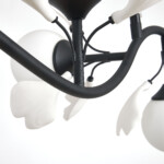 799087 Люстра CERAMO BW 8х6W(led) G9 ЧЕРНЫЙ/БЕЛЫЙ — изображение 8