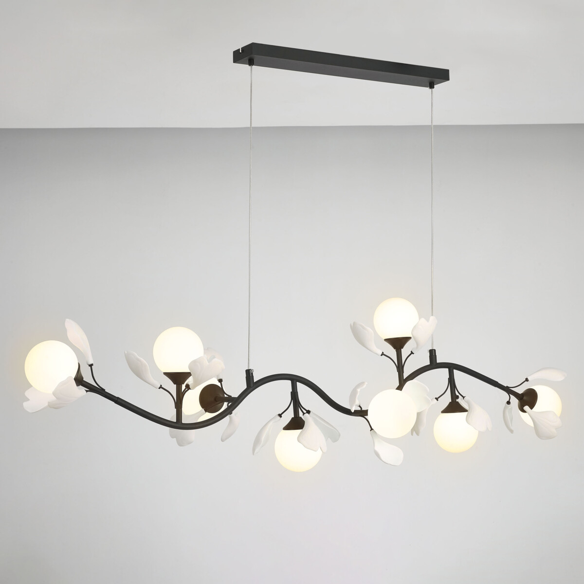 799087 Люстра CERAMO BW 8х6W(led) G9 ЧЕРНЫЙ/БЕЛЫЙ — изображение 11