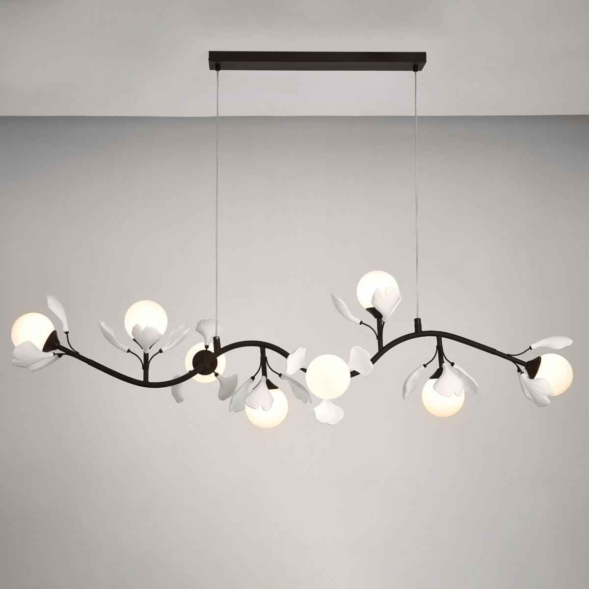 799087 Люстра CERAMO BW 8х6W(led) G9 ЧЕРНЫЙ/БЕЛЫЙ — изображение 12