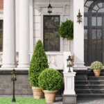 4045/1C NATURE ODL18 701 черный/зол.патина Уличный потолочный светильник IP44 E27 60W 220V SATION