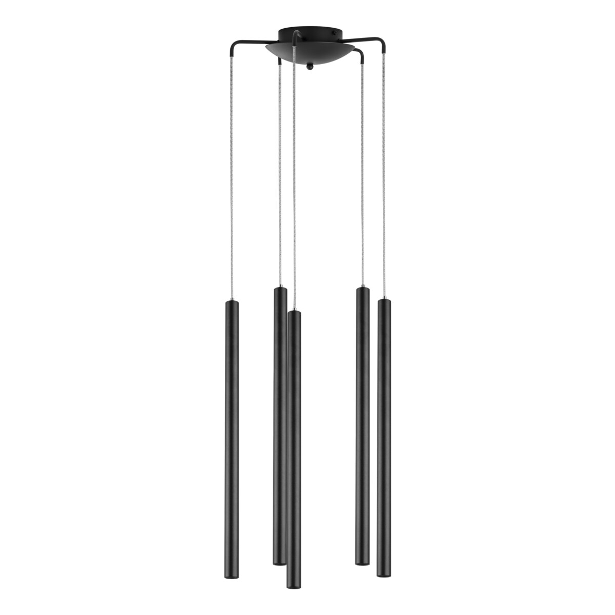 L5T747247 Люстра TUBO LED 25W 1600LM 25G ЧЕРНЫЙ 4000K (574727+747247 (5шт) — изображение 1