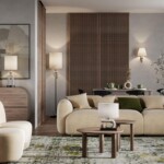 5410/1F MODERN ODL_EX23 113 черный матовый/бежевый /металл/полирезин/ткань Торшер E27 1*60W BAGEL — изображение 2