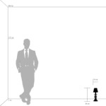 705914 Настольная лампа RICCIO 1х40W E14 ХРОМ — изображение 2