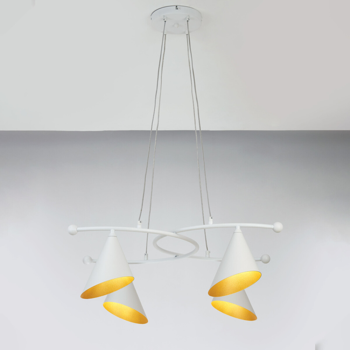 757046 Люстра CONE GW 4х6W(led) G9 БЕЛЫЙ/ЗОЛОТО — изображение 11