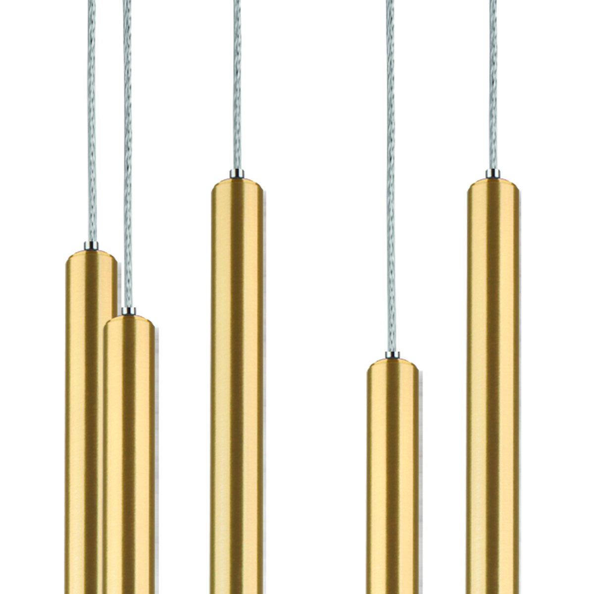 L8T747143 Люстра TUBO LED 40W 2240LM 360G ЗОЛОТО 4000K (574733+747143 (8шт) — изображение 4