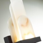 5438/12WL HIGHTECH ODL_EX25 081 черный/металл/смола под алебастр /акрил Настенный светильник LED 12W 3000K 1489Лм FOROS — изображение 6