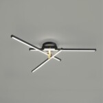 6547/56CL LEDIO LN26 274 чёрный, золотой Потолочный светильник LED 56W 4000K 2160Лм 220V PARKER — изображение 2