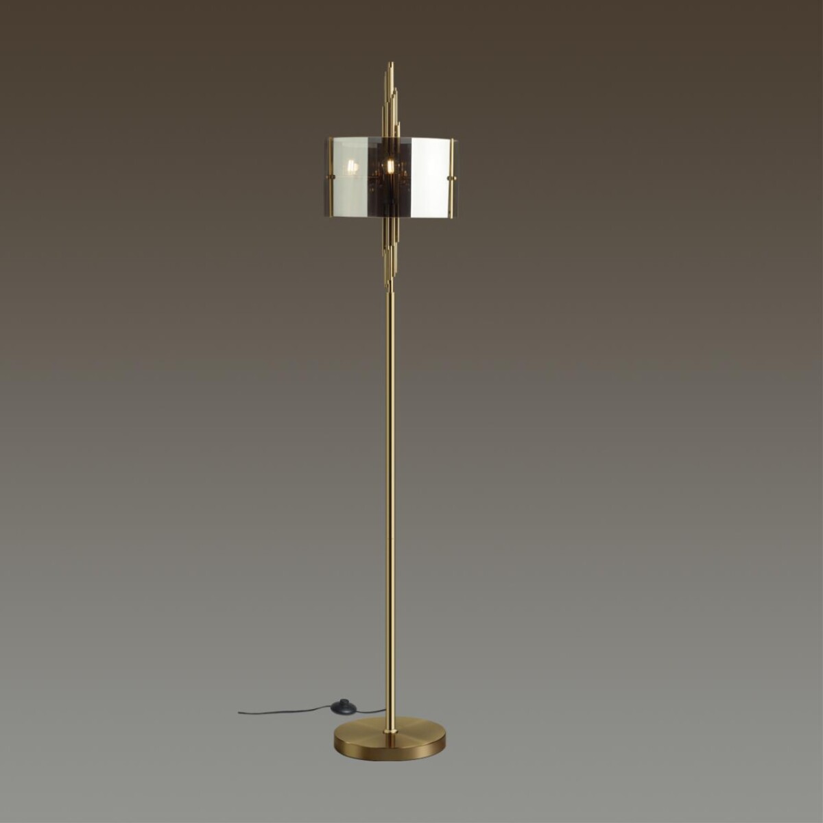 4895/3F MODERN ODL_EX23 000 бронзовый/дымчатый/металл/стекло Торшер E27 3*40W MARGARET — изображение 4
