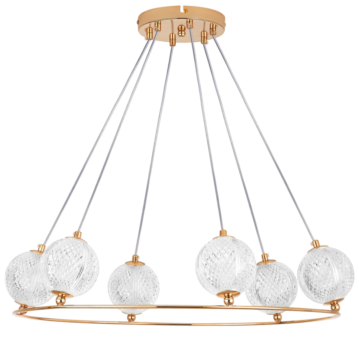 737063 Люстра ACRILE G9 6х6W(led) G9 ЗОЛОТО — изображение 1