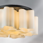 802077 Люстра NUBI 7х40W E27 ЧЕРНЫЙ МАТОВЫЙ/БЕЛЫЙ — изображение 6