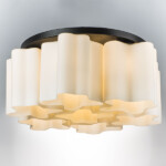 802077 Люстра NUBI 7х40W E27 ЧЕРНЫЙ МАТОВЫЙ/БЕЛЫЙ — изображение 9