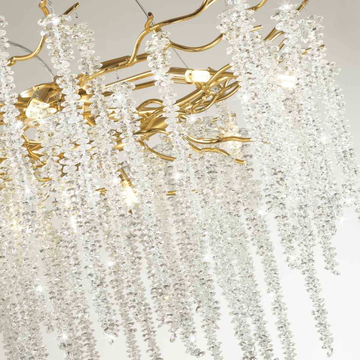 5005/12 HALL ODL23 617 золотой/прозрачный металл/хрусталь Люстра G9 12*40W BANCHE — изображение 6