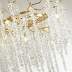 5005/12 HALL ODL23 617 золотой/прозрачный металл/хрусталь Люстра G9 12*40W BANCHE — изображение 6